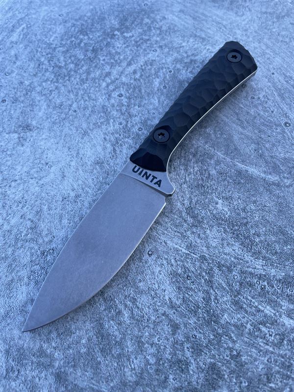 Hunter V2 - Black G10 Handle w/ Stonewash Blade