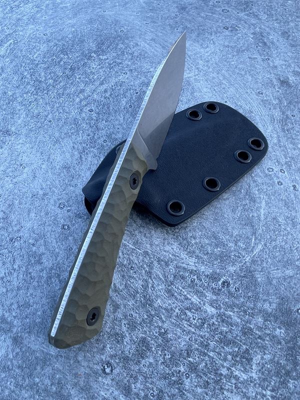 Hunter V2 - OD Green G10 handle w/ Stonewash Blade