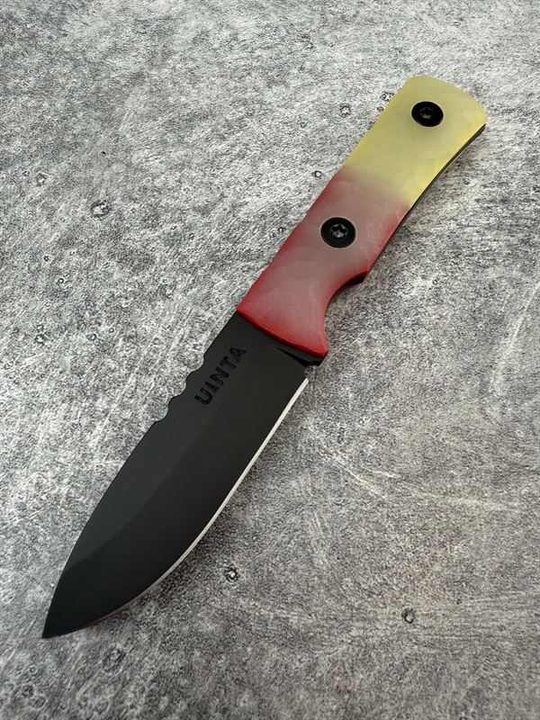 Explorer - Orange and Black G10 Handle w/ Black Blade *61087