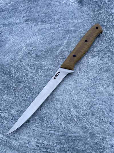Boning Knife w/ Vintage Paper Micarta Handle *72206