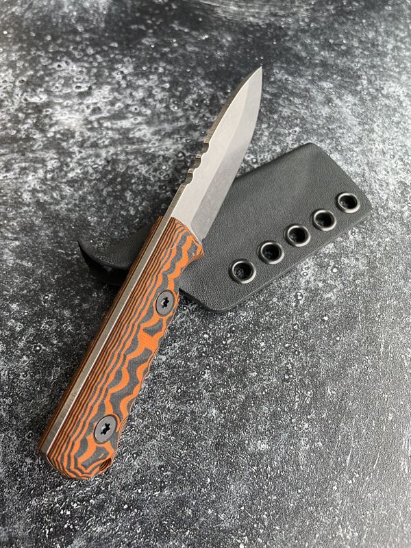 Explorer - Natural Micarta w/ Stonewash blade *17933