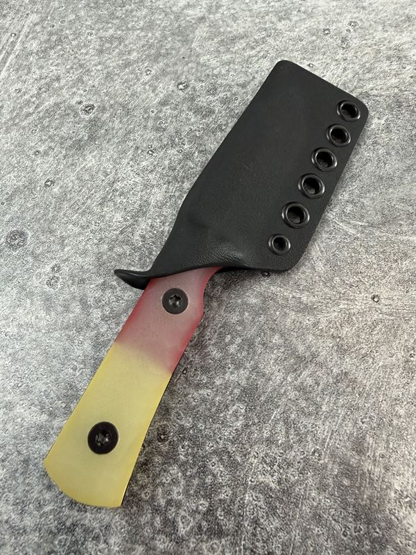 Explorer - Orange and Black G10 Handle w/ Black Blade *61087