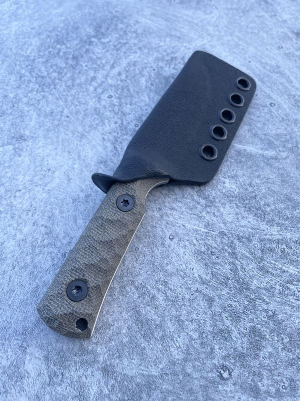 Explorer - OD Green Micarta handle w/ Stonewash blade