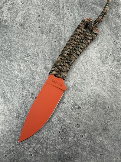 Lightweight V2 - Camo Paracord Wrap w/ Stonewash Blade *53516
