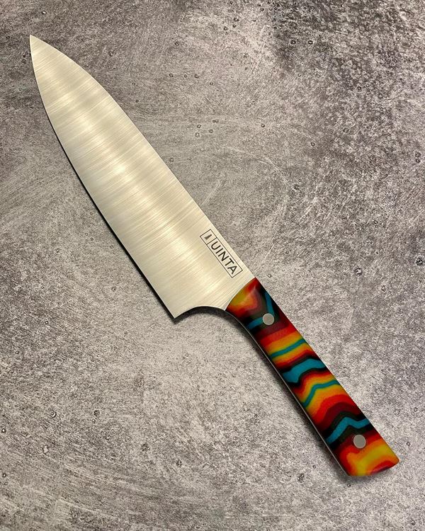 8.5" Chef  w/ Color Burst Handle