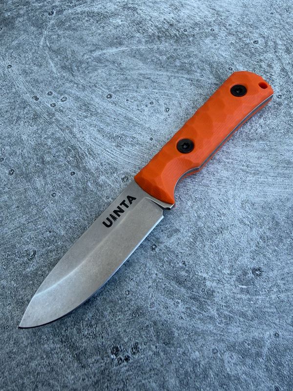 Explorer - OD Green G10 handle w/ Tumbled blade  *28527